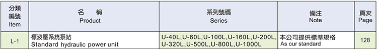 KOMPASS液压站L-1系列
